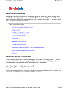 Interpreting Regression Results Page 1 of 18