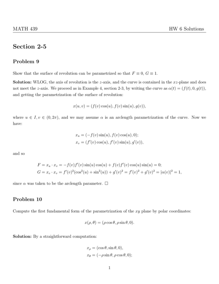 Section 2 5 Math 439 Hw 6 Solutions Problem 9