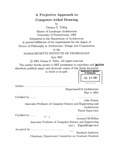 A  Projective  Approach  to Computer-Aided  Drawing S.