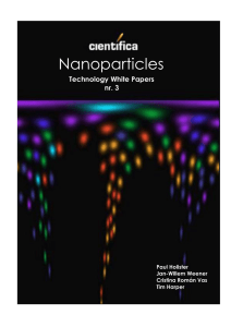 Nanoparticles Technology White Papers nr. 3 Paul Holister