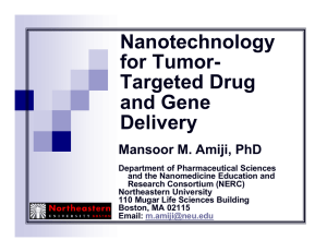 Nanotechnology for Tumor- Targeted Drug and Gene