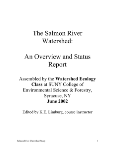 The Salmon River Watershed: An Overview and Status