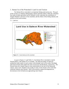 3.  Human Use of the Watershed I: Land Use...