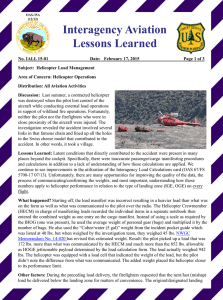 Interagency Aviation Lessons Learned