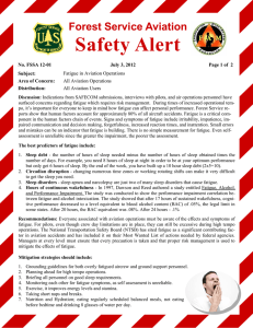 Safety Alert Forest Service Aviation No. FSSA 12-01 July 3, 2012