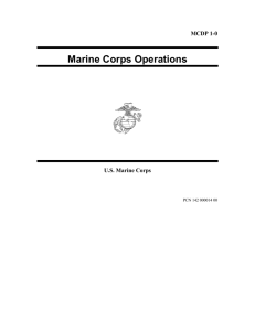 Marine Corps Operations  MCDP 1-0 U.S. Marine Corps