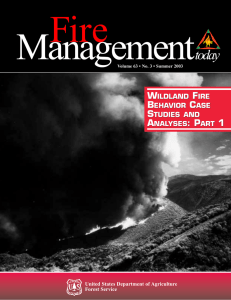 Fire Management today W