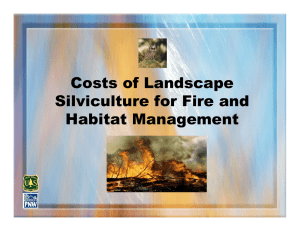 Costs of Landscape Silviculture for Fire and Habitat Management