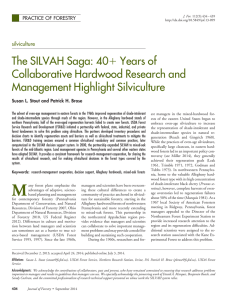 ⫹ Years of The SILVAH Saga: 40 Collaborative Hardwood Research and
