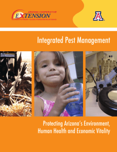 Integrated Pest Management Protecting Arizonaʼs Environment, Human Health and Economic Vitality
