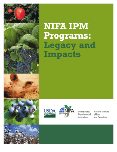 NIFA IPM Programs: Legacy and Impacts