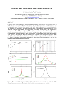 Investigation of wall bounded flows by means of multiple plane...