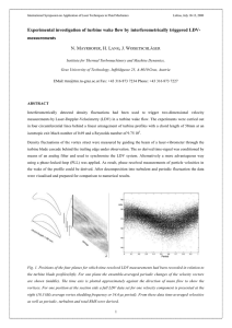 International Symposion on  Application of Laser Techniques to Fluid... Lisboa, July 10-13, 2000