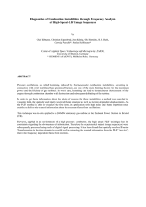 Diagnostics of Combustion Instabilities through Frequency Analysis of High-Speed-LIF Image Sequences