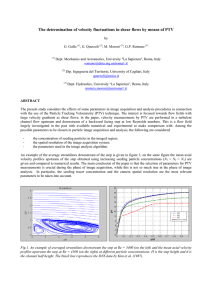 The determination of velocity fluctuations in shear flows by means...