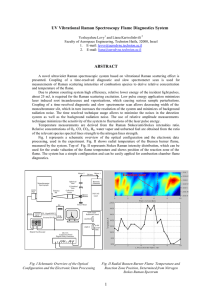 UV Vibrational Raman Spectroscopy Flame Diagnostics System