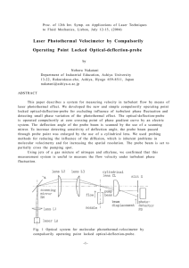 Proc. of 12th Int. Symp. on Applications of Laser Techniques