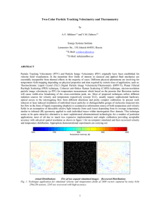 Two-Color Particle Tracking Velocimetry and Thermometry