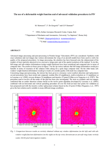 The use of a deformable weight function and of advanced...