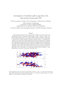 Investigation of turbulent puffs in pipe flow with time-resolved stereoscopic PIV