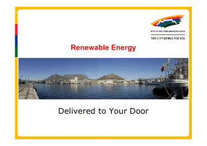 Delivered to Your Door Renewable Energy