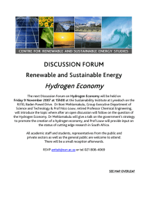DISCUSSION FORUM Renewable and Sustainable Energy