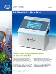 Pall Micro-24 Gas Micro Mixer for micro-scale cell culture USD2935