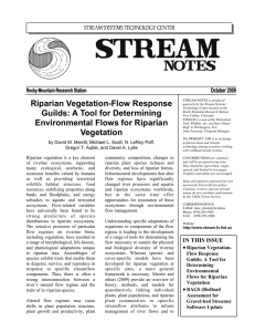 Riparian Vegetation-Flow Response Guilds: A Tool for Determining