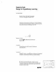 Center  for Craft- Design  for Expeditionary  Learning