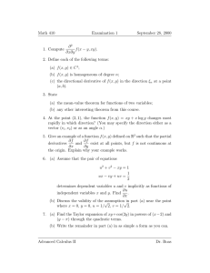 Math 410 Examination 1 September 28, 2000 1. Compute