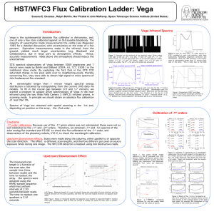 HST/WFC3 Flux Calibration Ladder: Vega  SPACE TELESCOPE