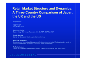 Retail Market Structure and Dynamics: A Three Country Comparison of Japan,