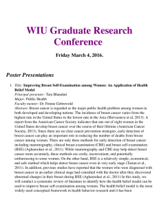 WIU Graduate Research Conference Poster Presentations Friday March 4, 2016.