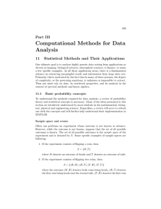 Computational Methods for Data Analysis Part III 11