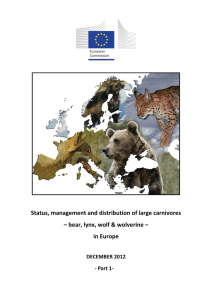 Status, management and distribution of large carnivores in Europe