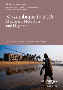 Mozambique to 2018 Managers, Mediators and Magnates Chatham House Report