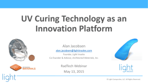 UV Curing Technology as an Innovation Platform Alan Jacobsen RadTech Webinar