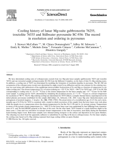 Cooling history of lunar Mg-suite gabbronorite 76255,