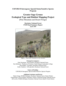 Greater Sage Grouse Ecological Type and Habitat Mapping Project ( )
