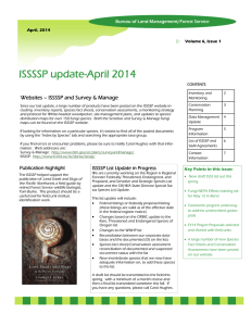 ISSSSP update-April 2014 Websites – ISSSSP and Survey &amp; Manage