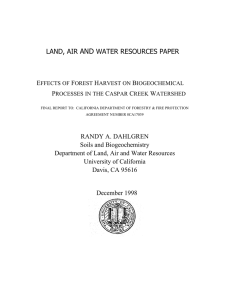 AND LAND, AIR WATER RESOURCES PAPER