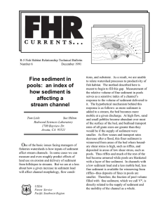R-5 Fish Habitat Relationship Technical Bulletin Number 6 December 1991