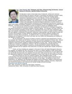 Ziwei Huang, PhD, Professor and Chair, Pharmacology &amp; Director, Cancer