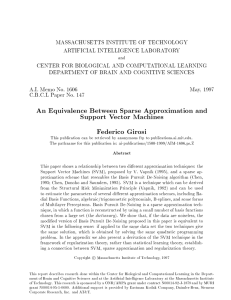 MASSACHUSETTS INSTITUTE OF TECHNOLOGY ARTIFICIAL INTELLIGENCE LABORATORY