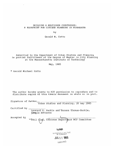 Submitted  to  the  Department  of ... in  partial  fulfillment  of  the ...