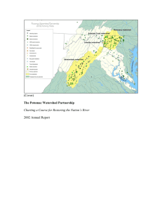 (Cover) 2002 Annual Report The Potomac Watershed Partnership