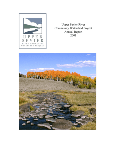 Upper Sevier River Community Watershed Project Annual Report 2001
