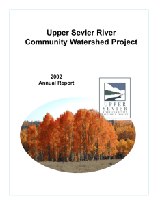 Upper Sevier River Community Watershed Project 2002 Annual Report