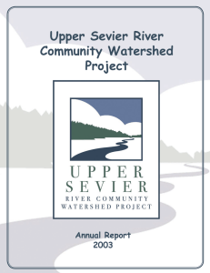 Upper Sevier River Community Watershed Project Annual Report