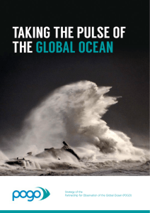 TAKING THE PULSE OF THE GLOBAL OCEAN Strategy of the